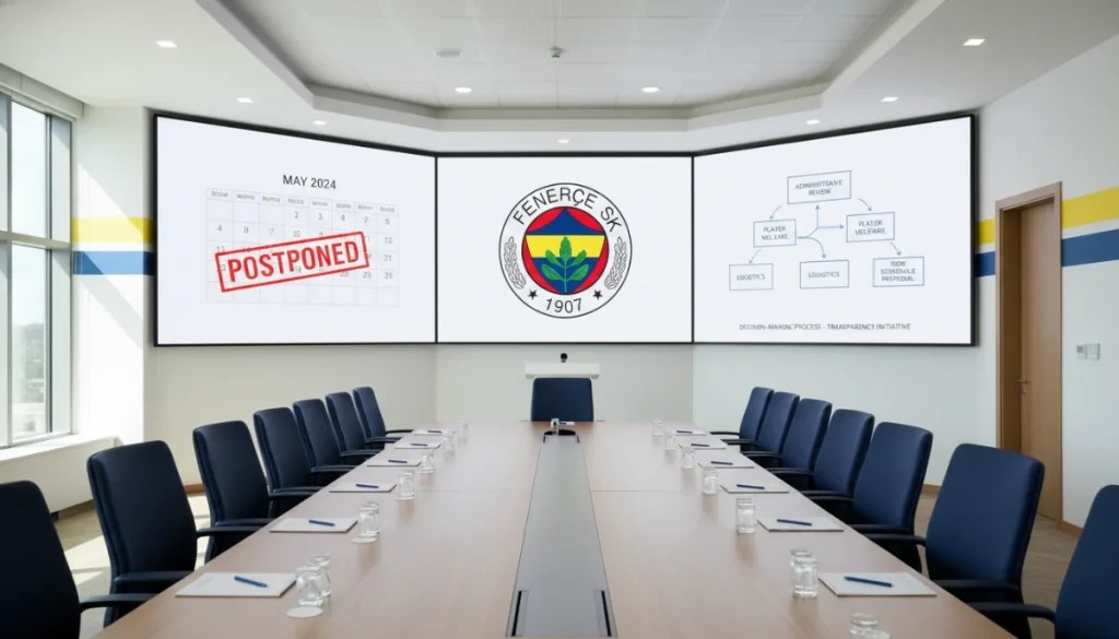 Fenerbahçe Yüksek Divan Kurulu Toplantısı Ertelendi: Nedenleri ve Sonuçları