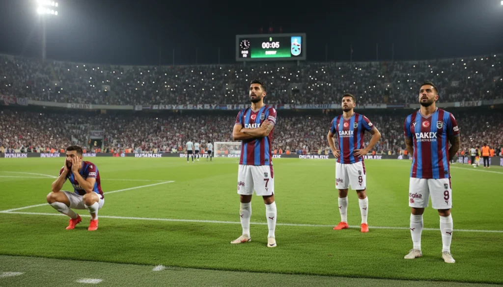 Trabzonspor’un Galatasaray Maçı Öncesi Sarı Kart Alarmı: Dört Futbolcu Tehlikede