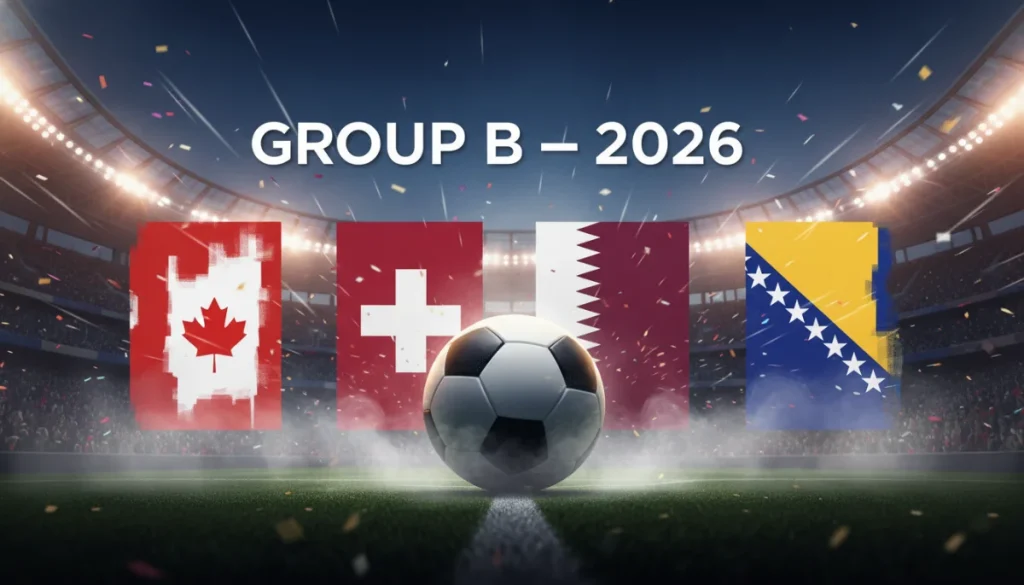 2026 Dünya Kupası B Grubu: Kanada, İsviçre, Katar ve Bosna Hersek’in Mücadeleleri