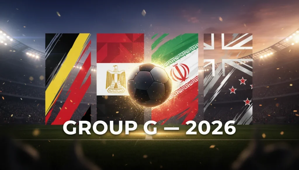 2026 Dünya Kupası G Grubu: Belçika, Mısır, İran ve Yeni Zelanda’nın Mücadelesi