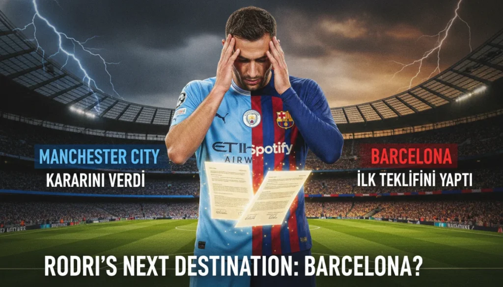 Rodri Pazarı Kızıştı: Barcelona Devreye Girdi