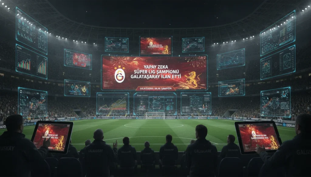 Yapay Zekâ Analizi Süper Lig Zirvesini Galatasaray’a Yazdı